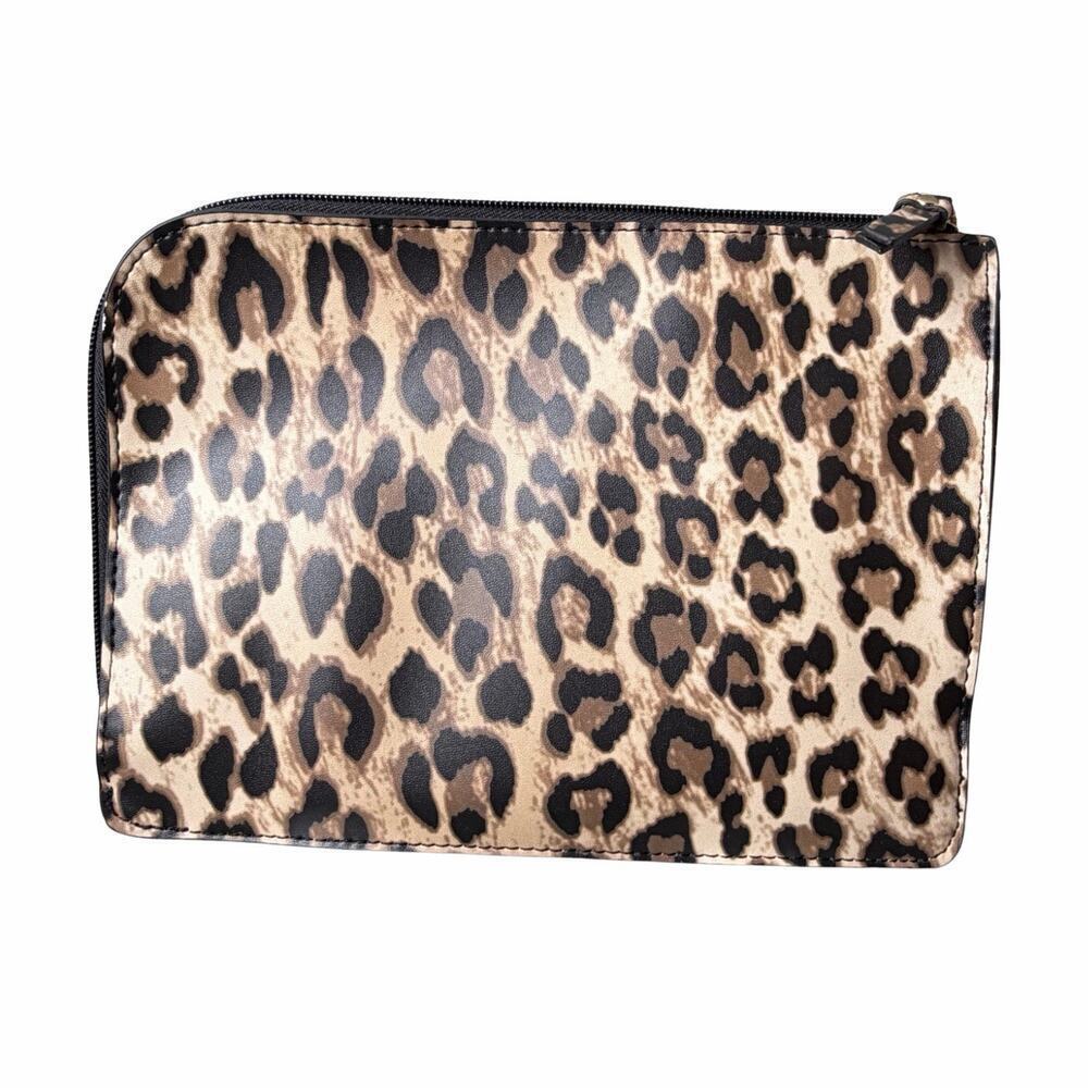 Leopard Pouch Clutch Purse Bag Organizer